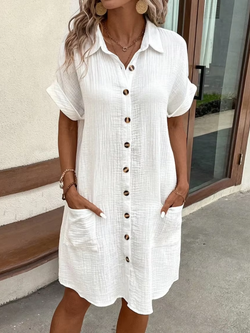 Summer Breeze Shirt Dress